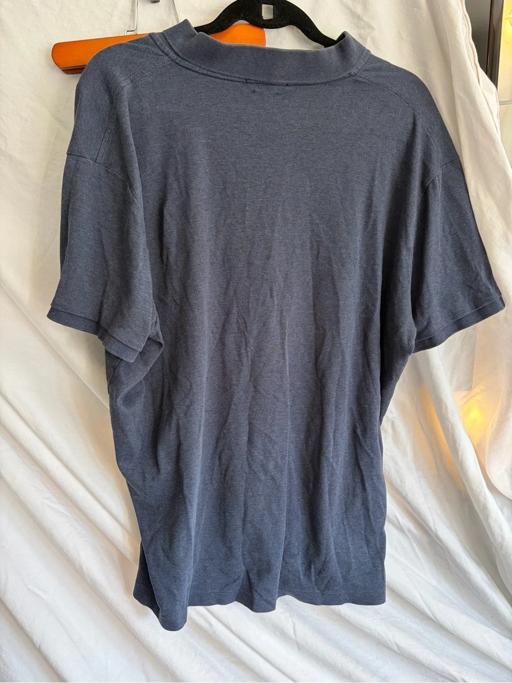 Ralph Lauren Men's Navy Polo with Red Logo